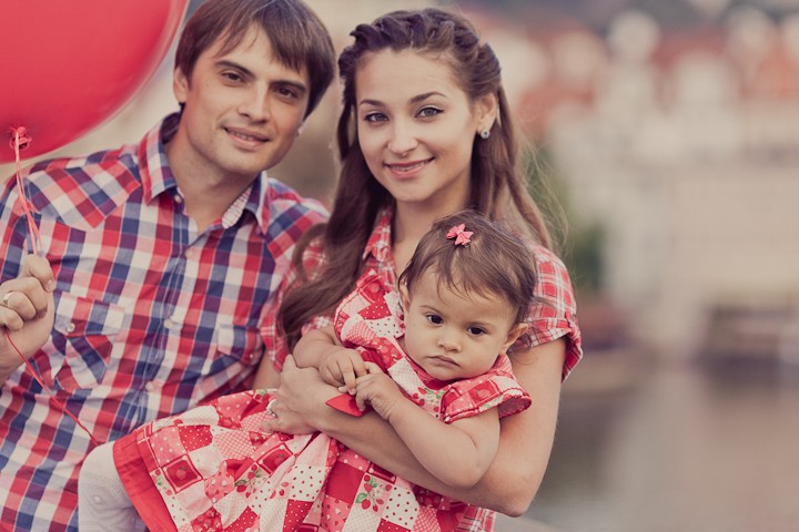 Семейная фотосессия в Праге
